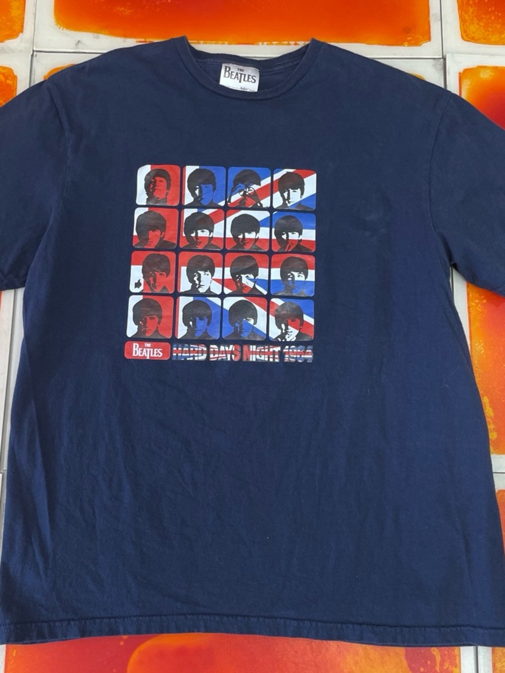 The Beatles Hard Days Night Band Tee